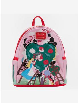 Loungefly Disney Alice In Wonderland Painting Roses Mini Backpack, , hi-res