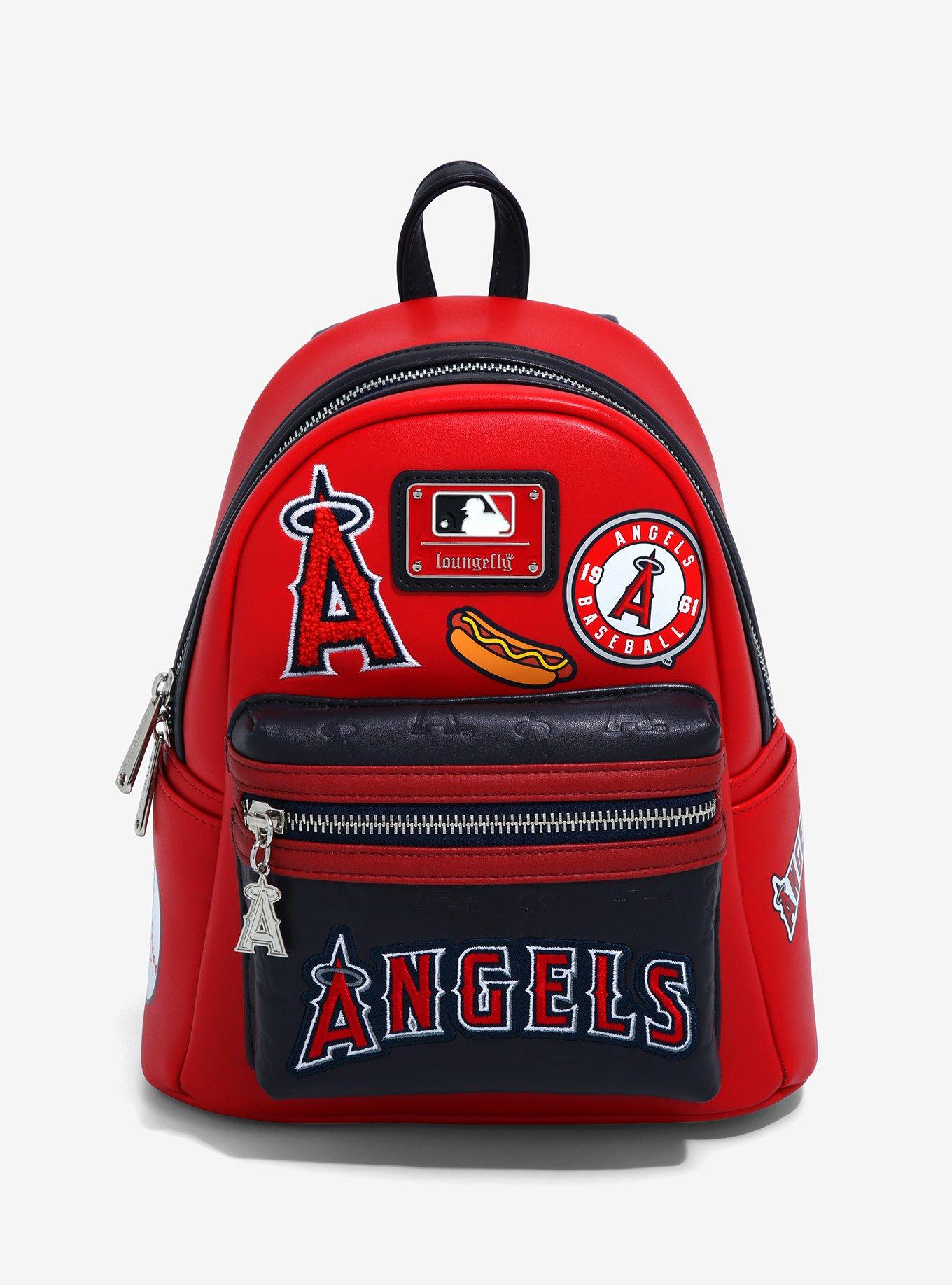 Loungefly MLB LA Angels Patches Mini Backpack, , hi-res