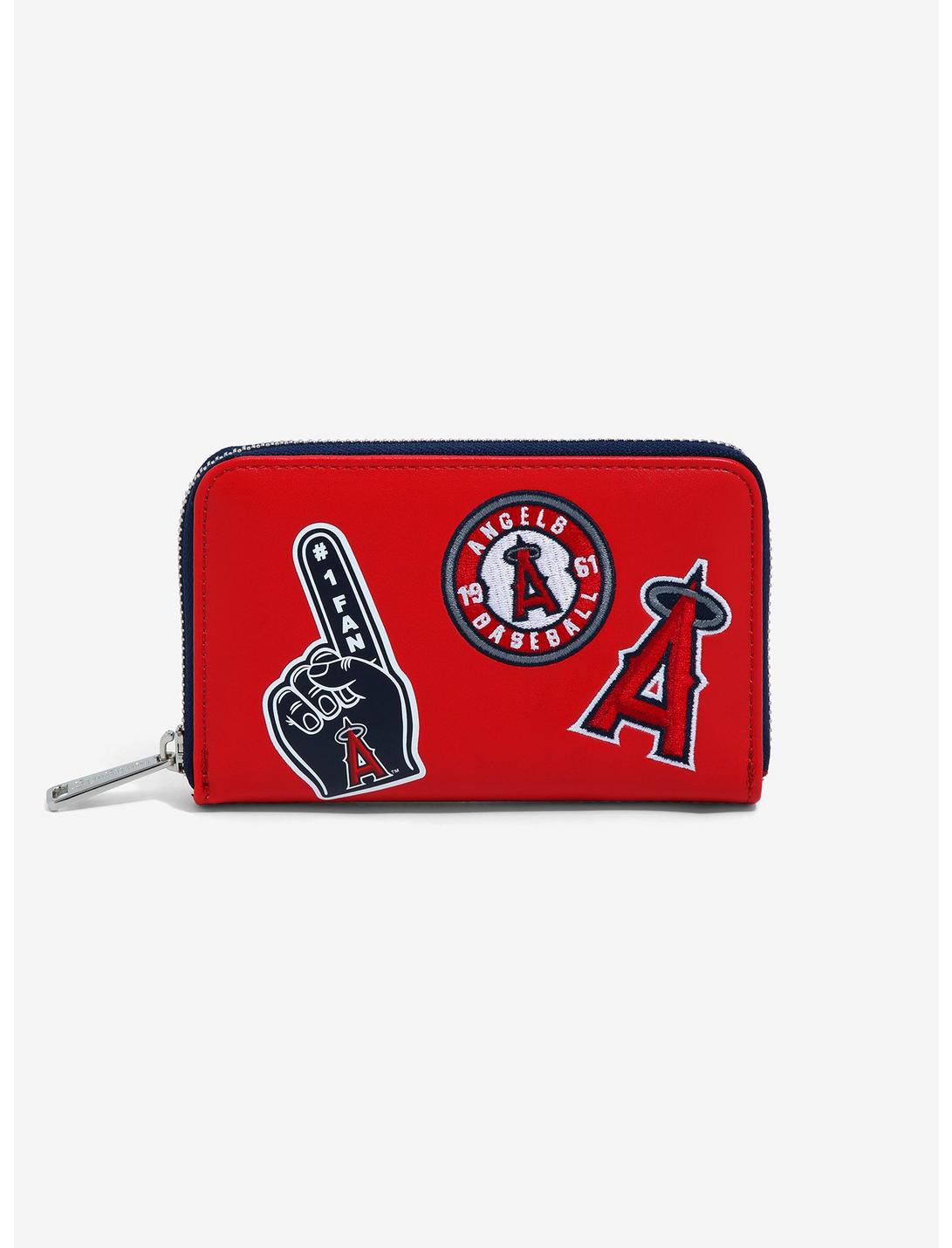 Loungefly MLB LA Angels Patches Zipper Wallet, , hi-res