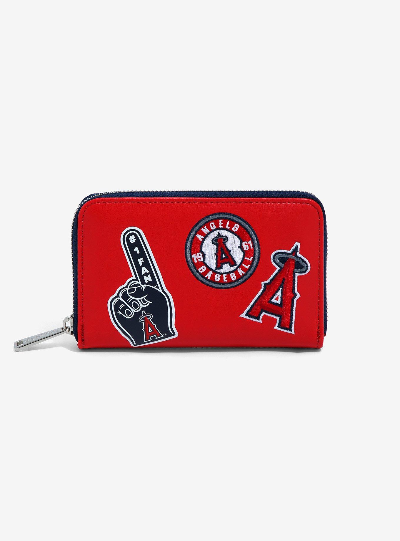 Loungefly MLB LA Angels Patches Zipper Wallet, , hi-res