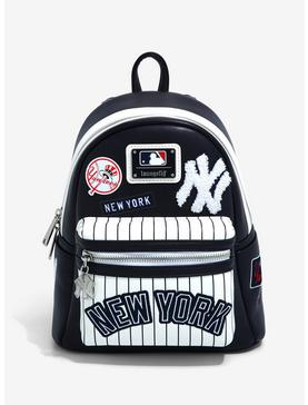 Loungefly MLB NY Yankees Patches Mini Backpack, , hi-res