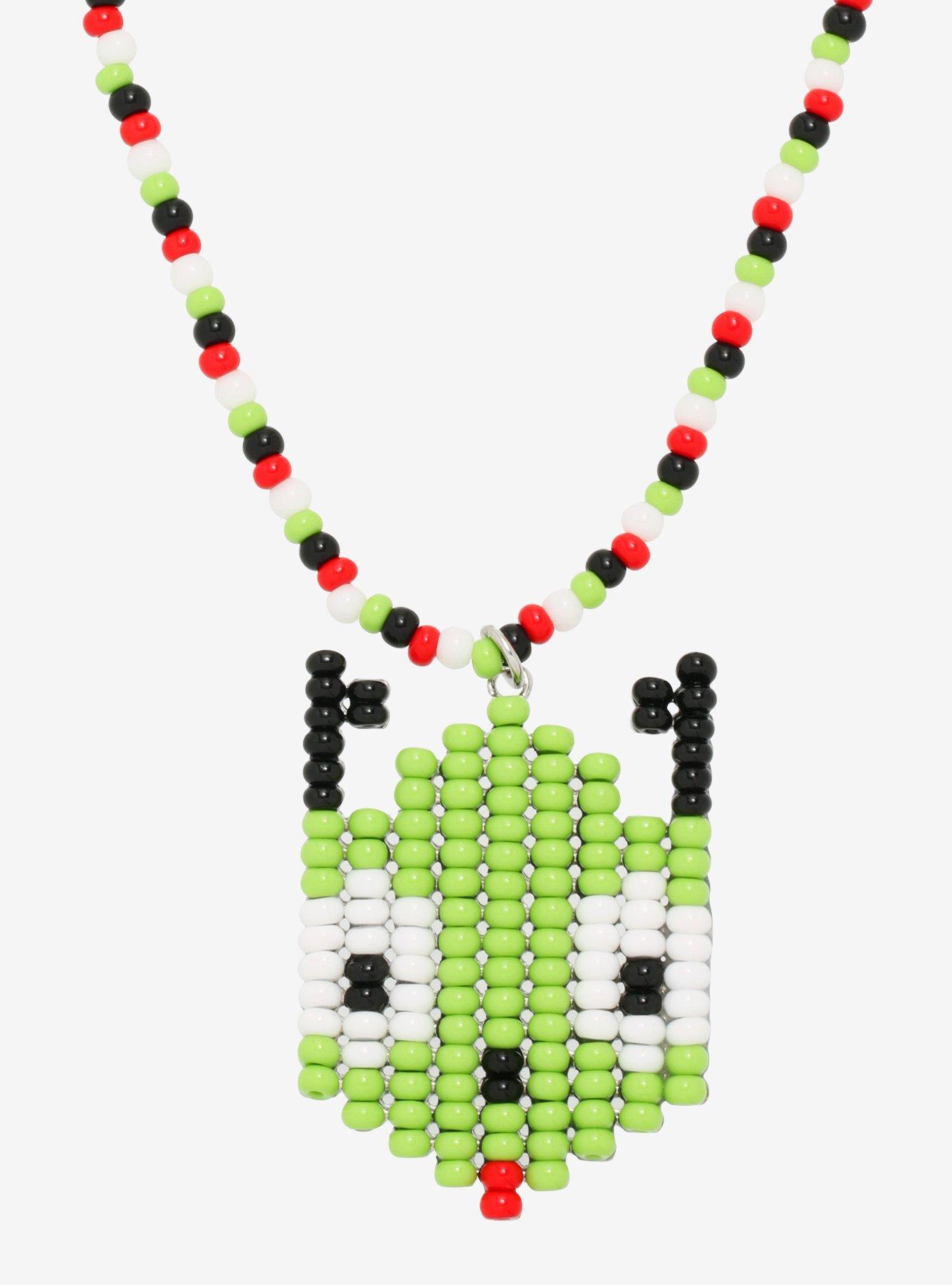 Rainbow Diamond Rave Kandi Necklace