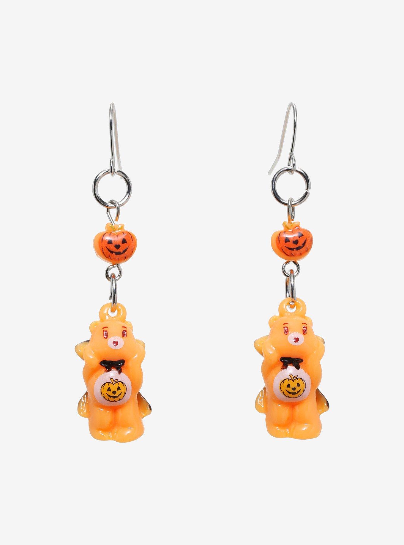 Care Bears Halloween Pumpkin Drop Earrings Hot Topic