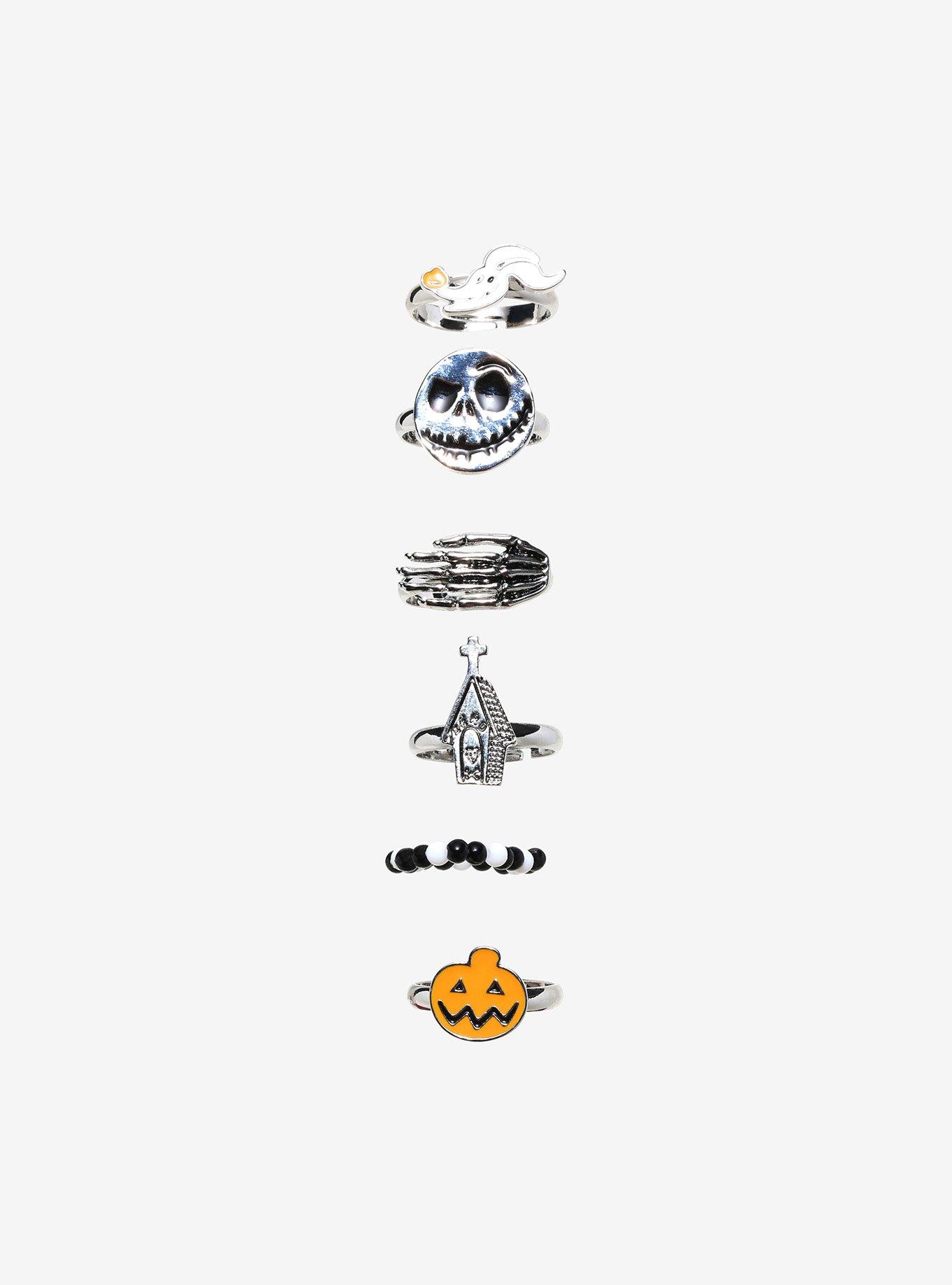 The Nightmare Before Christmas Jack Zero Grave Ring Set, , hi-res