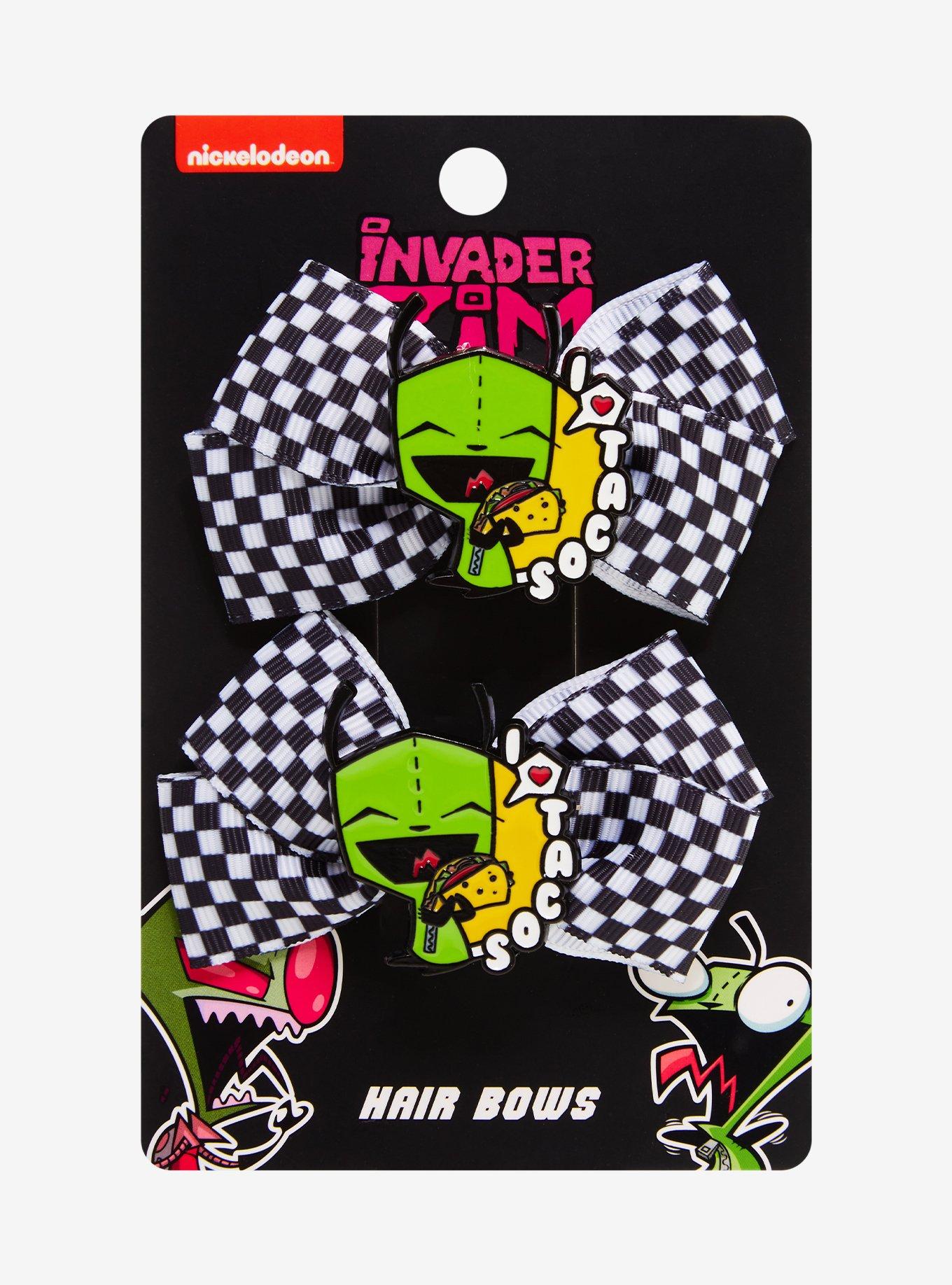 Invader Zim GIR Tacos Hair Bow Set, , hi-res