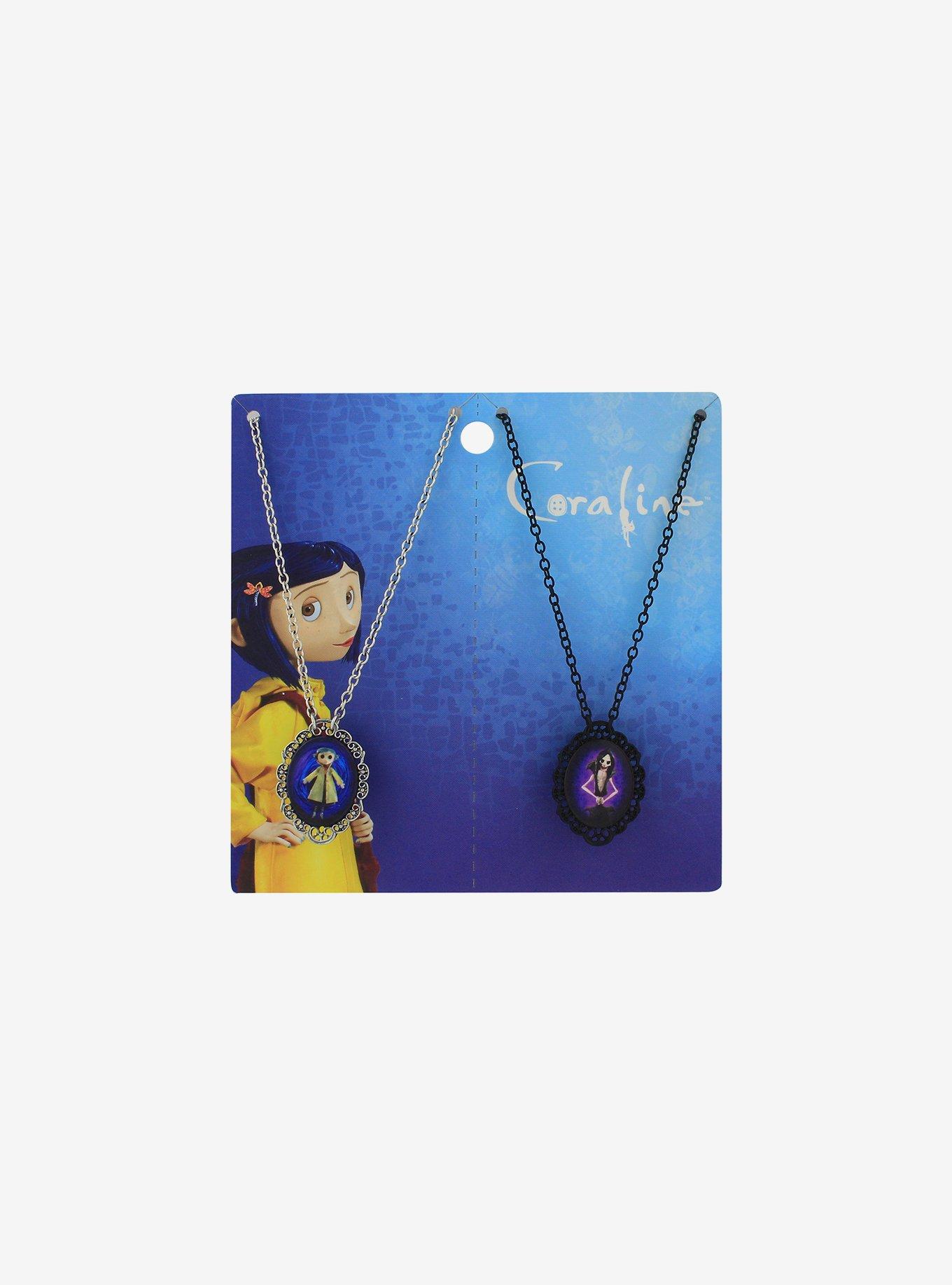 Coraline Cameo Best Friend Necklace Set, , hi-res