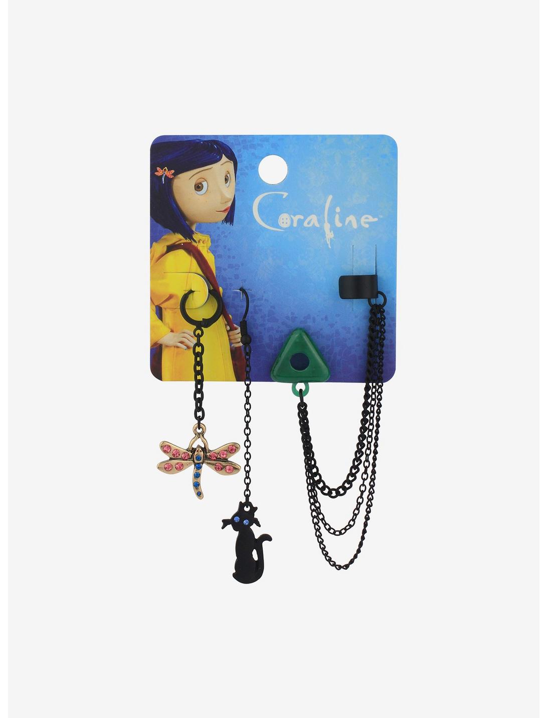 Coraline Icons Cuff Earring Set, , hi-res