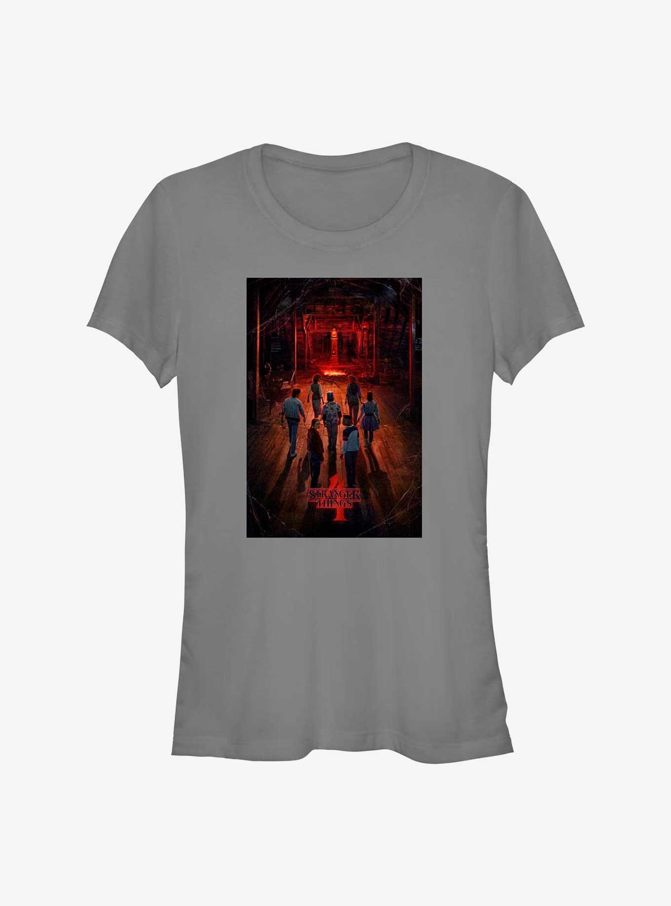 Stranger Things Creel Poster Girls T-Shirt, CHARCOAL, hi-res