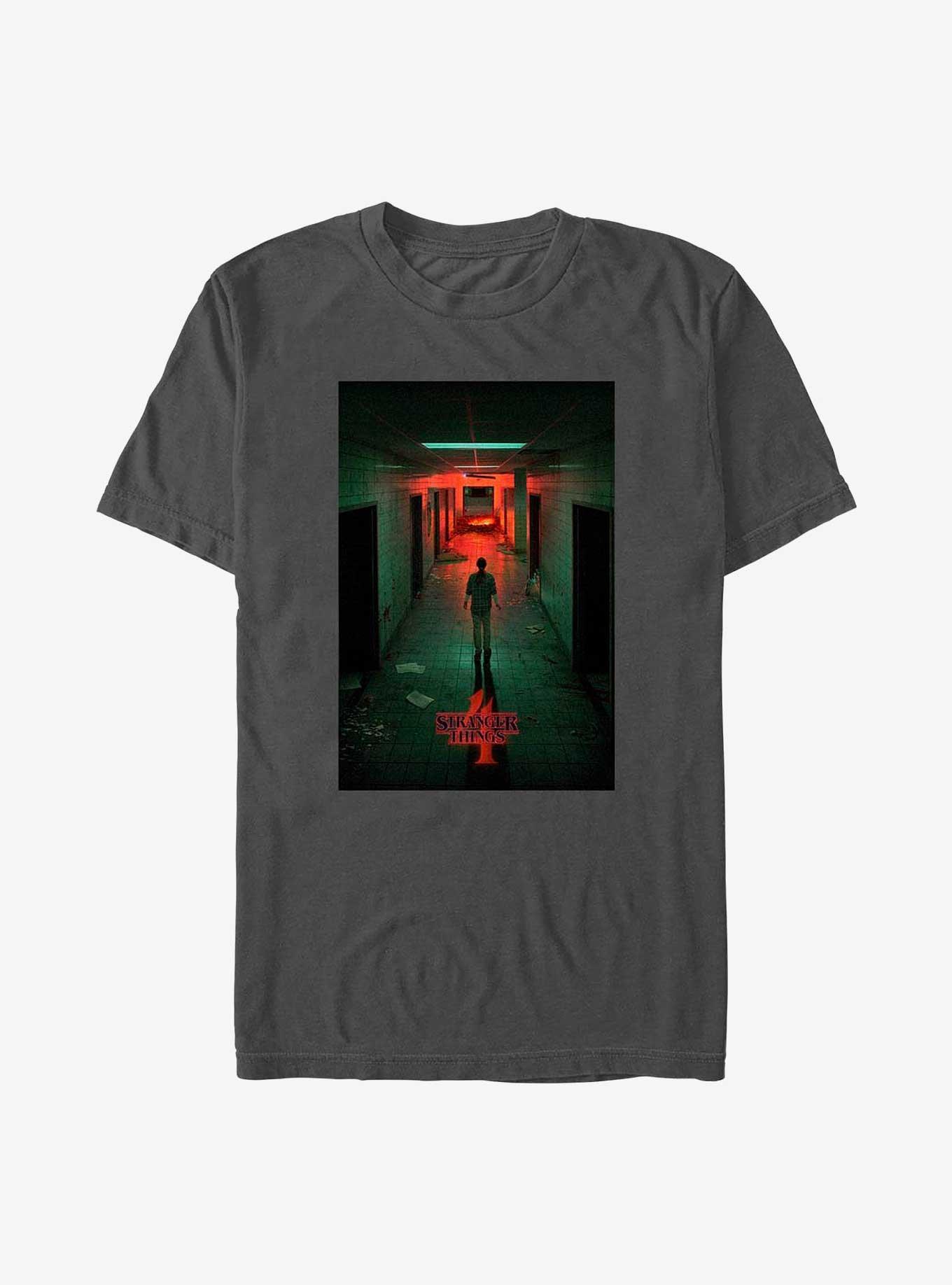 Stranger Things Lab Poster T-Shirt, CHARCOAL, hi-res