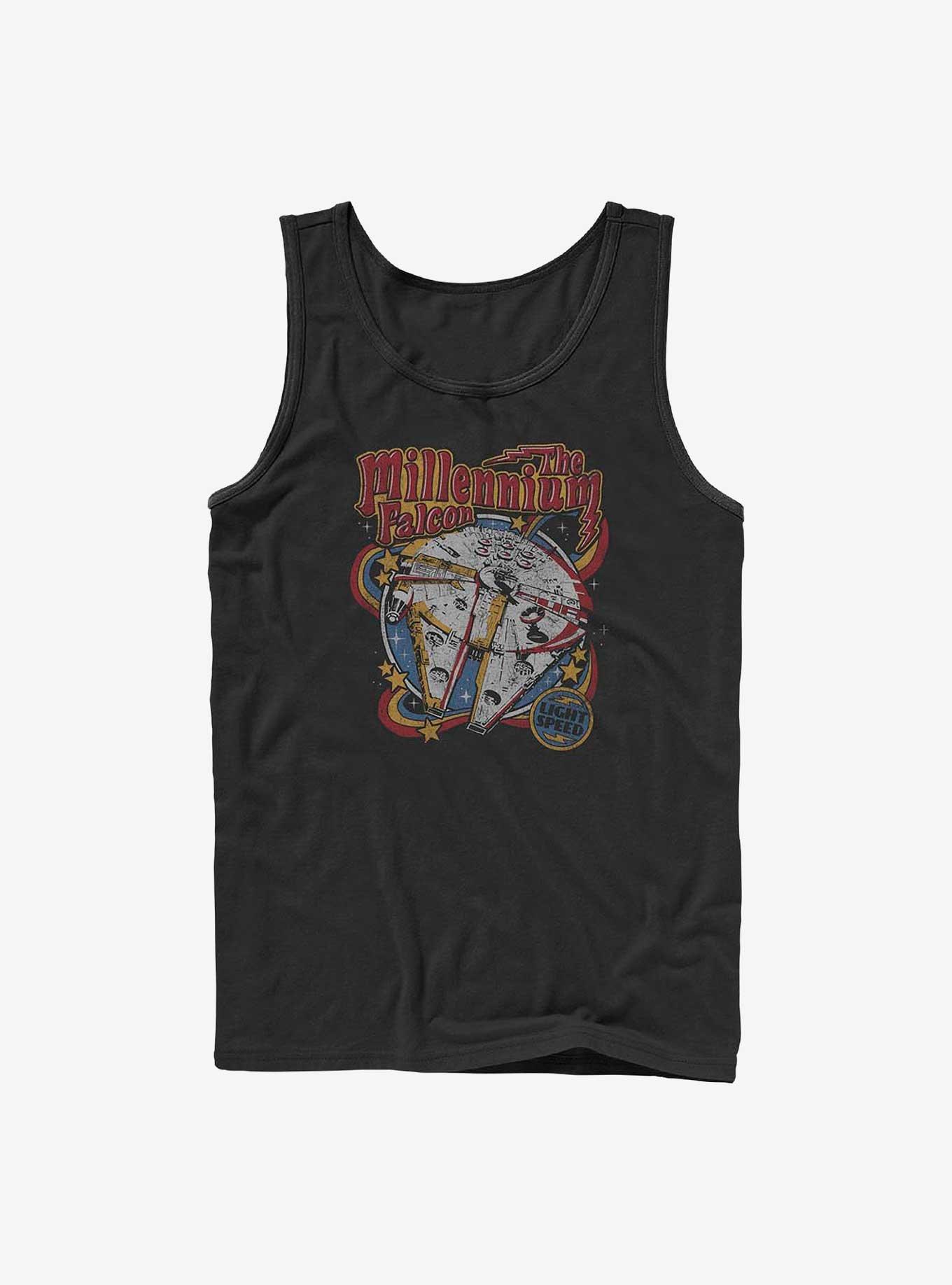 Star Wars Falcon Glam Tank, BLACK, hi-res