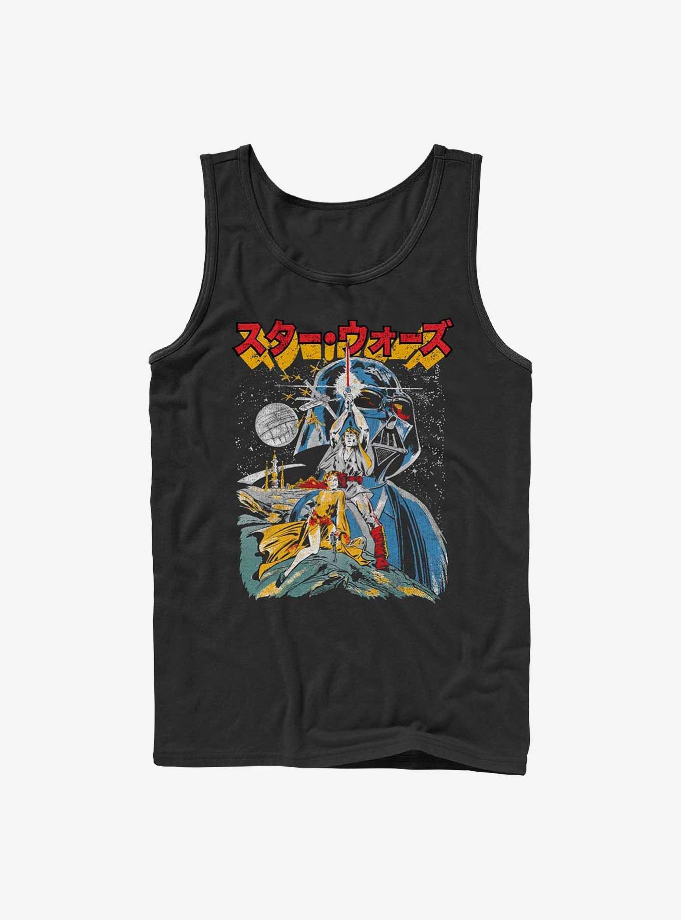 Star Wars Kanji Poster Tank, BLACK, hi-res