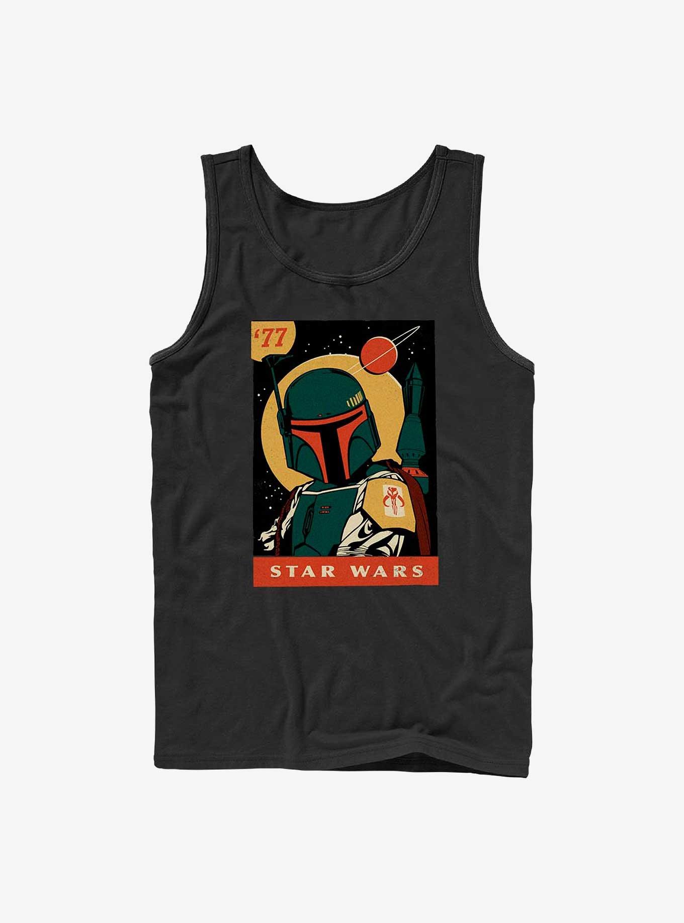 Star Wars Pulp Boba Tank Top, BLACK, hi-res