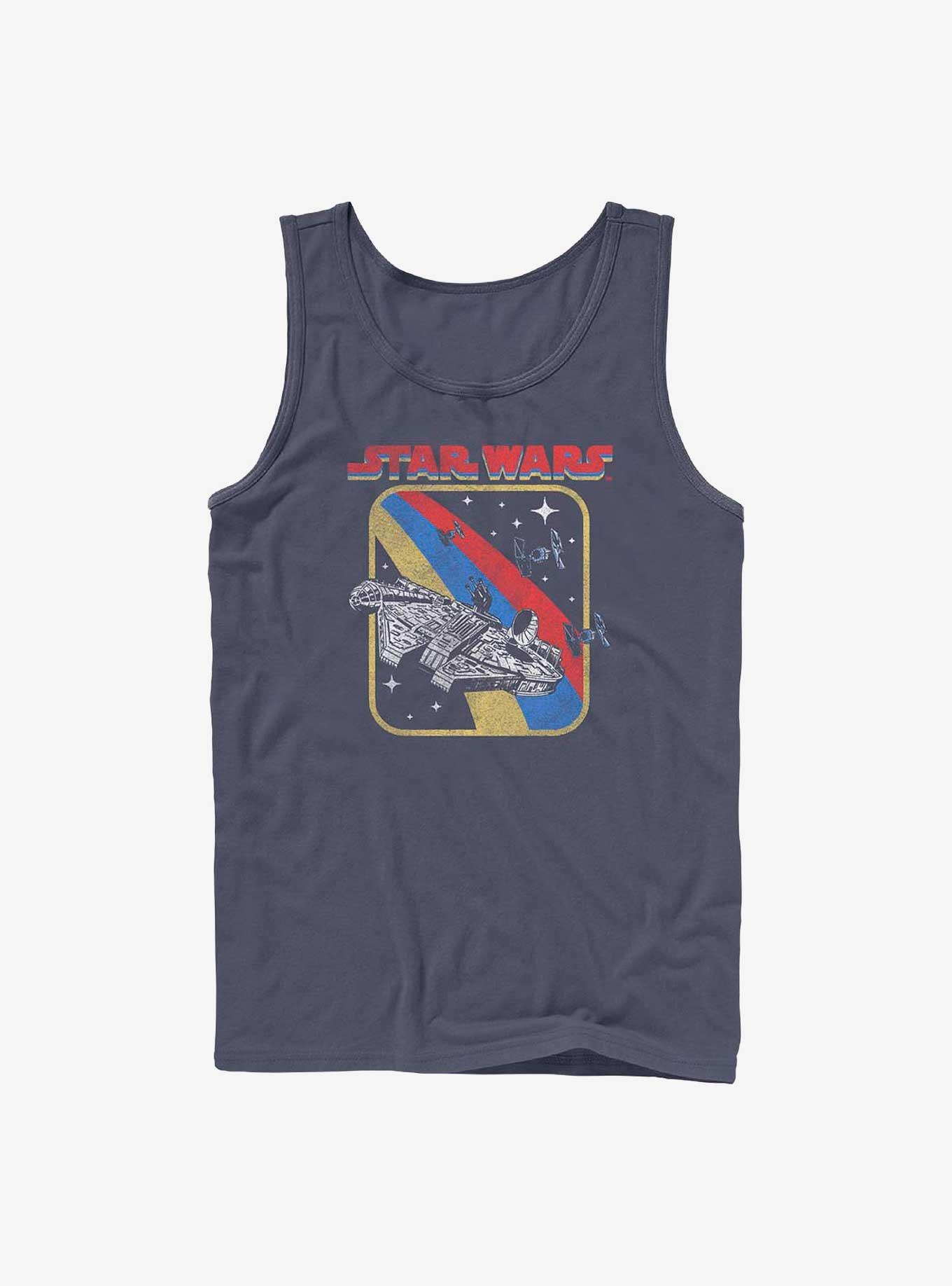 Star Wars Retro Falcon Tank, NAVY, hi-res