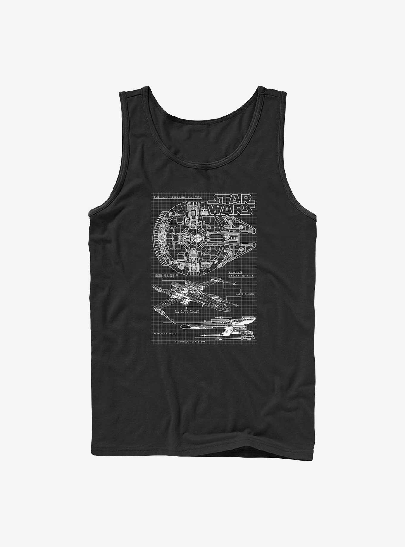 Star Wars Sceme Tank, BLACK, hi-res