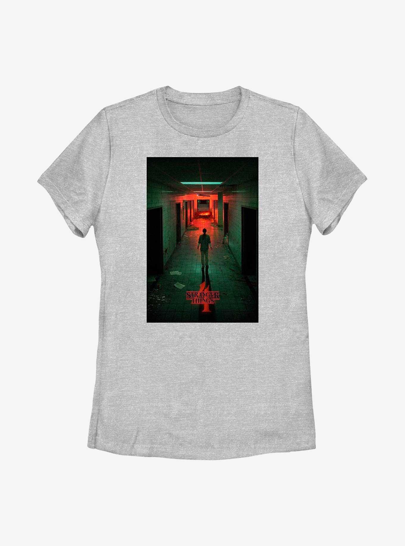 Stranger Things Lab Poster Womens T-Shirt, ATH HTR, hi-res