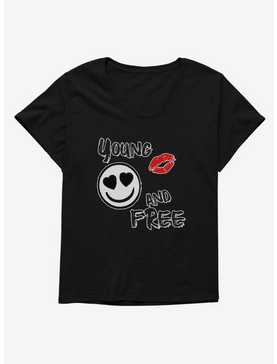 Emoji Young and Free Girls T-Shirt Plus Size, , hi-res