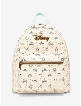 Loungefly Disney Princess Icons Mini Backpack, , hi-res