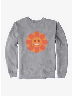 Emoji Flower Smiley Sweatshirt, , hi-res