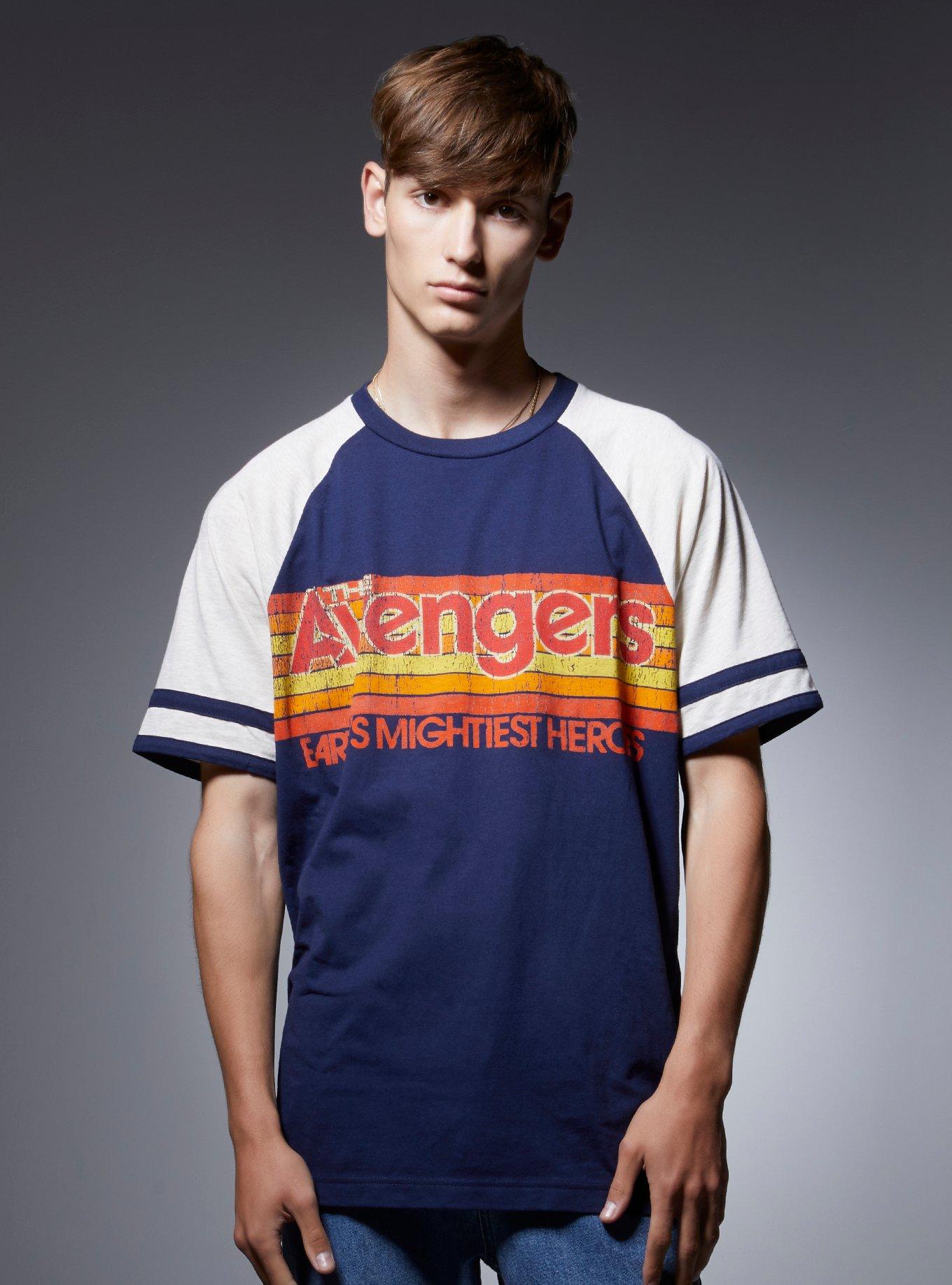 Our Universe Marvel Avengers Earth's Mightiest Heroes Raglan T-Shirt, MULTI, hi-res