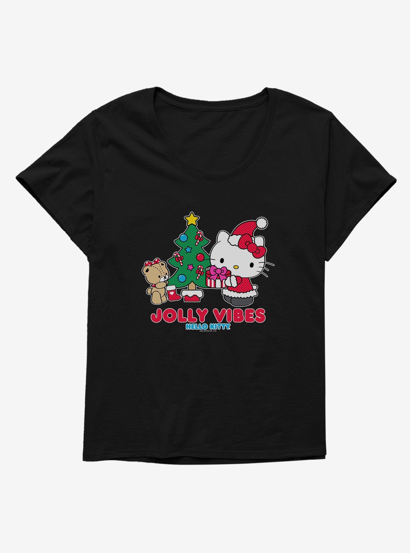 Hello Kitty Jolly Vibes Womens T-Shirt Plus Size, , hi-res