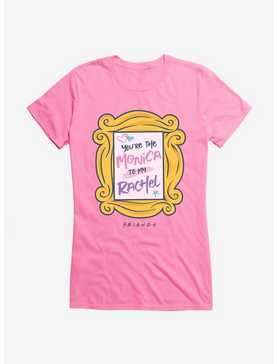Friends Monica To My Rachel Girls T-Shirt, CHARITY PINK, hi-res