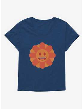 Emoji Flower Smiley Girls T-Shirt Plus Size, , hi-res
