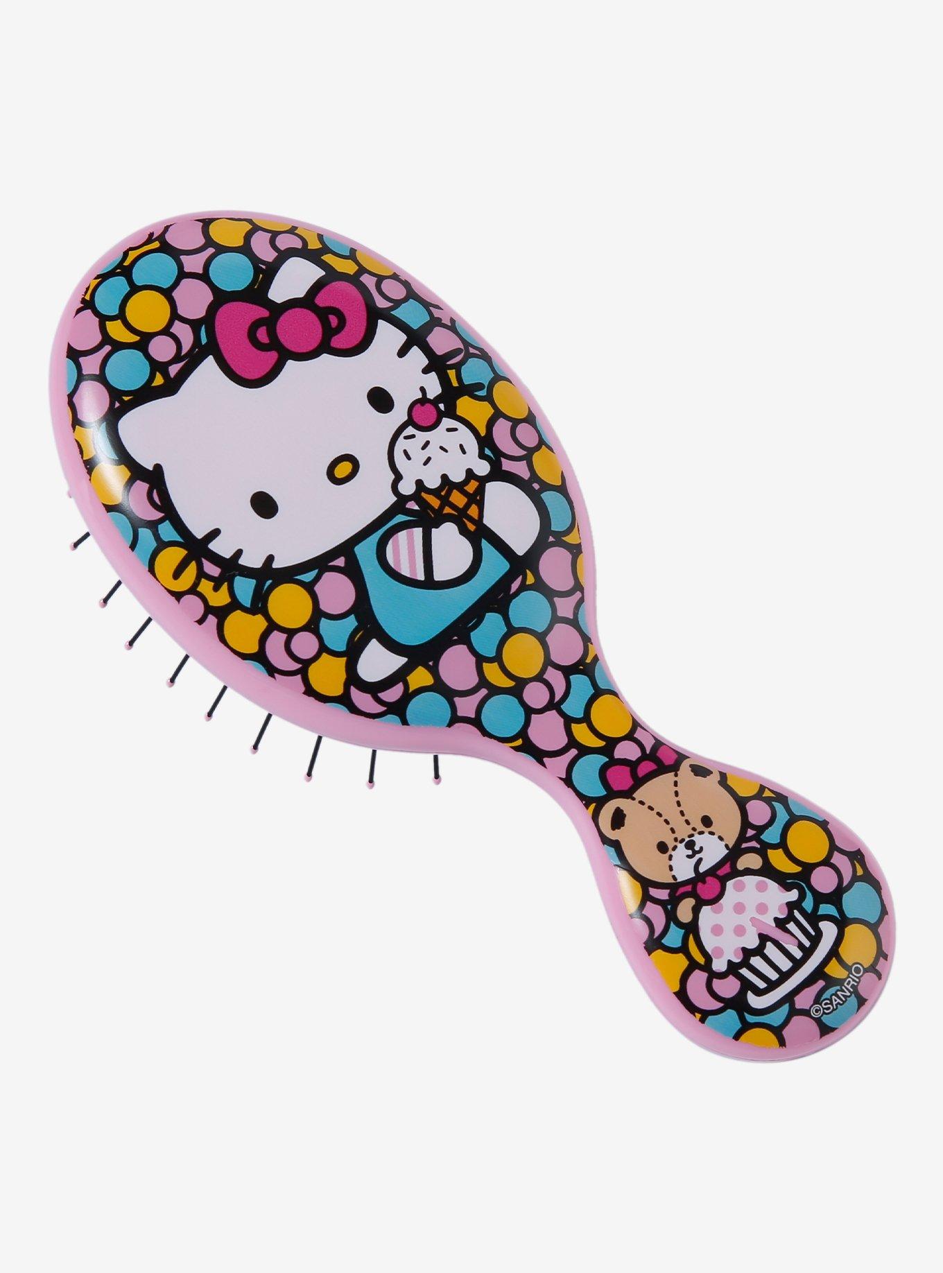 Hello Kitty Ice Cream Mini Detangler Wet Brush, , hi-res