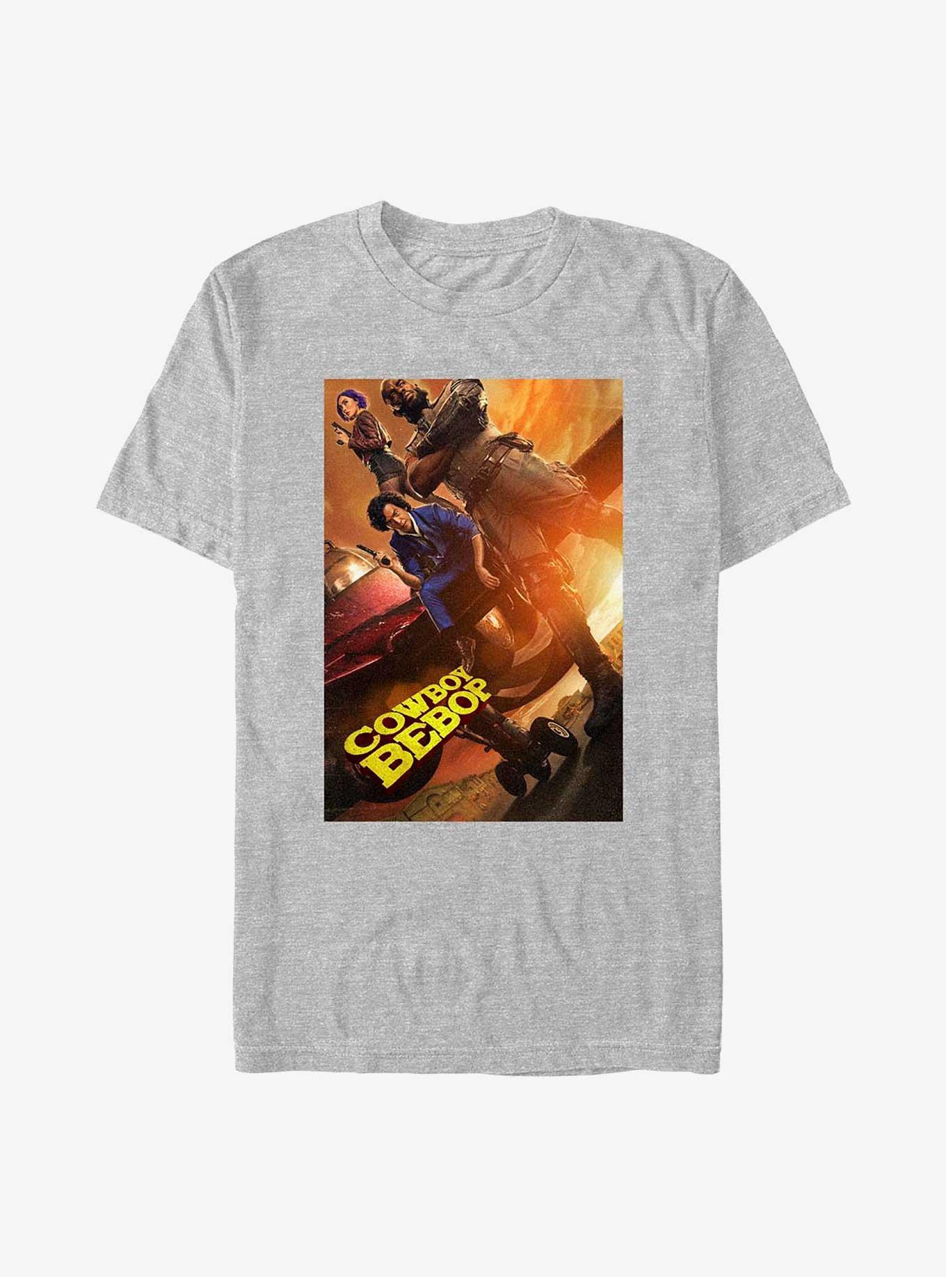 Cowboy Bebop Crew T-Shirt, ATH HTR, hi-res