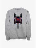 Marvel Spider-Man Triple Emblem Stacked Sweatshirt, ATH HTR, hi-res