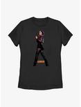 Cowboy Bebop Hero Faye Womens T-Shirt, BLACK, hi-res