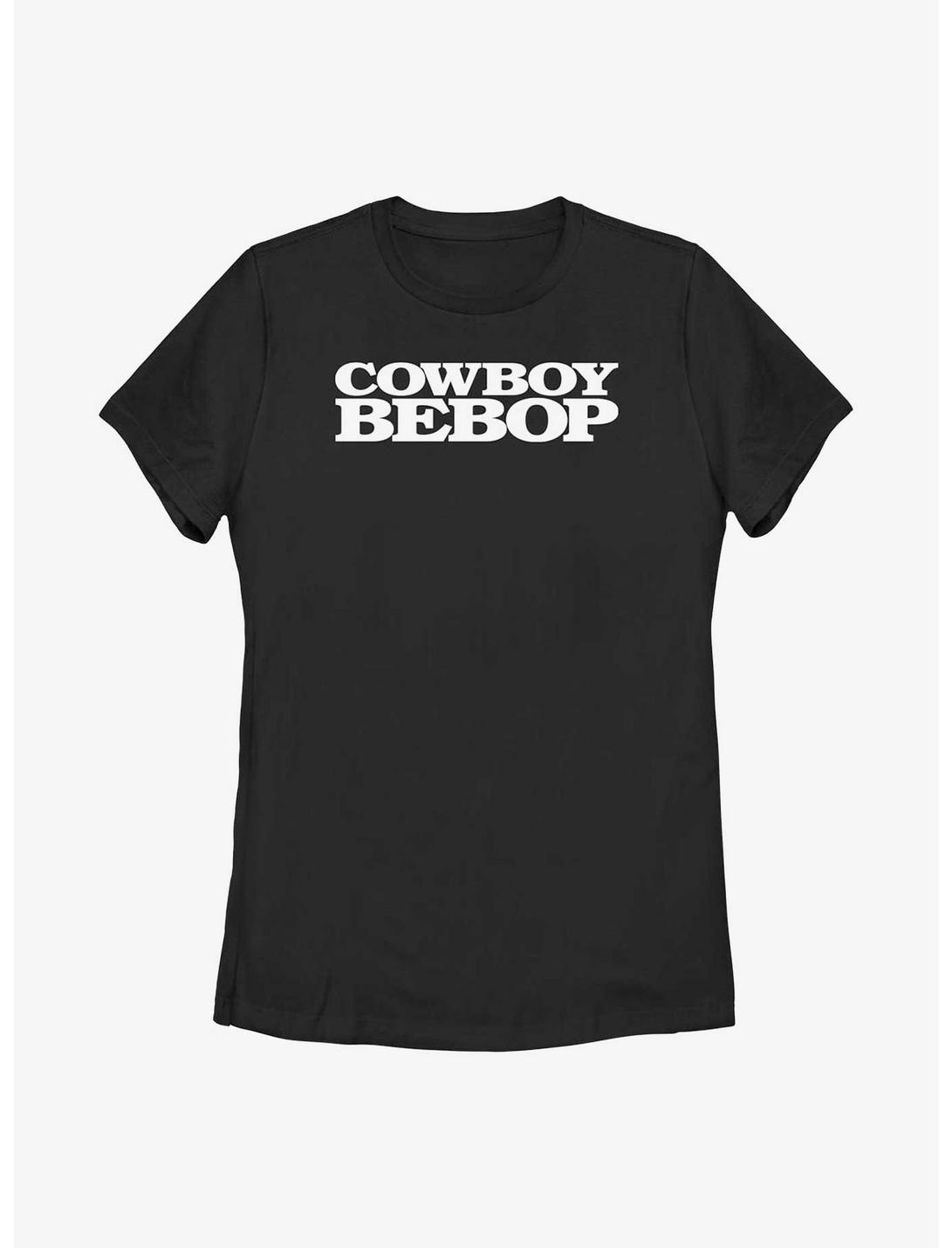 Cowboy Bebop Logo Womens T-Shirt, BLACK, hi-res