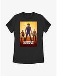 Cowboy Bebop Trio Poster Womens T-Shirt, BLACK, hi-res