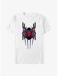 Marvel Spider-Man Triple Emblem Stacked T-Shirt, WHITE, hi-res