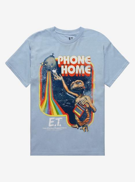 【GOOD ROCK SPEED】E.T. PHONE HOME T Amazon.com: E.T. Phone Home Spaceship Flying Away Graphic T