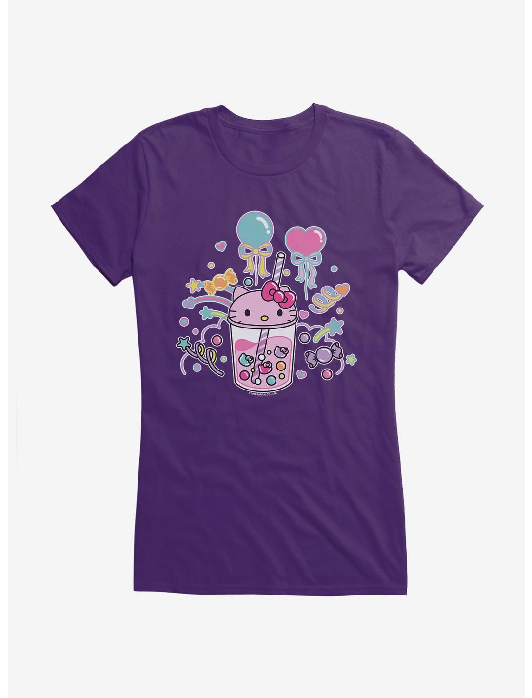 Hello Kitty Sugar Rush Candy Boba Girls T-Shirt, PURPLE, hi-res