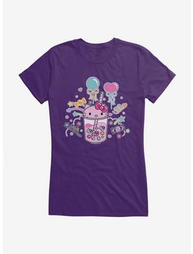 Hello Kitty Sugar Rush Candy Boba Girls T-Shirt, PURPLE, hi-res