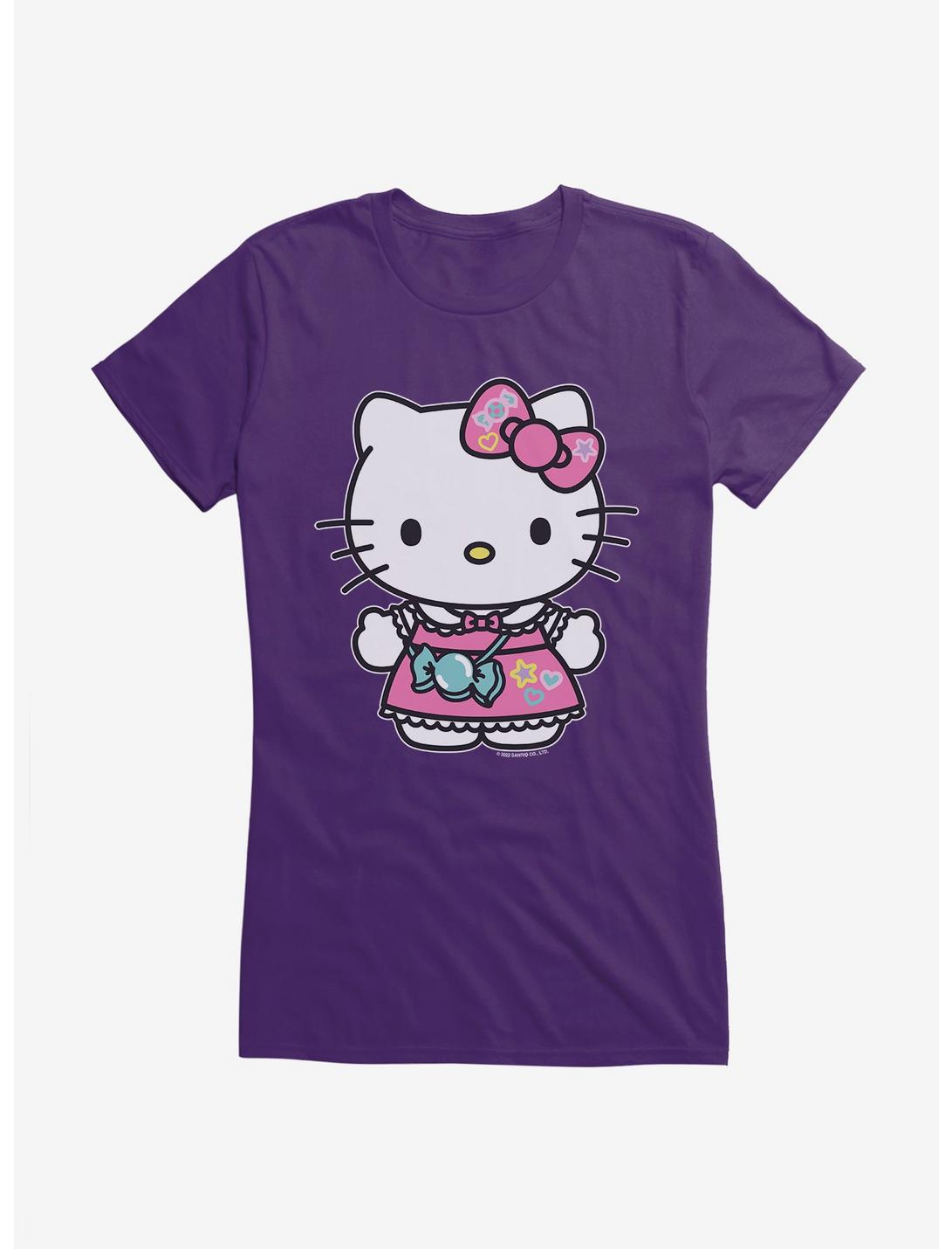 Hello Kitty Sugar Rush Candy Purse Girls T-Shirt, PURPLE, hi-res