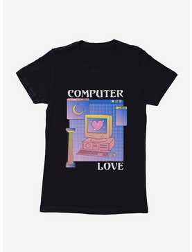 Vaporwave Computer Love Womens T-Shirt, , hi-res