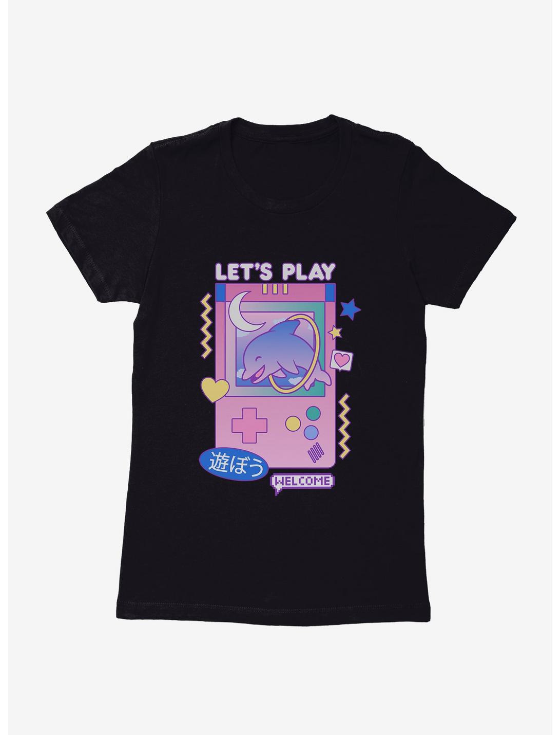 Vaporwave Let's Play Videogames Womens T-Shirt, , hi-res