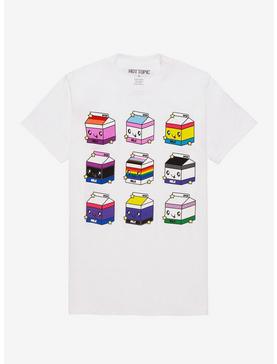 Milk Carton Pride Boyfriend Fit Girls T-Shirt, , hi-res