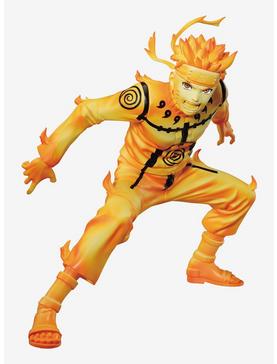 Banpresto Naruto Shippuden Vibration Stars Naruto Uzumaki Nine-Tails Chakra Mode Figure, , hi-res