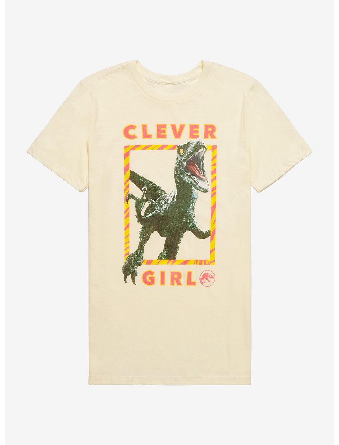 Jurassic Park Clever Girl Boyfriend Fit Girls T-Shirt, MULTI, hi-res