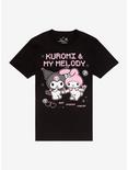 My Melody & Kuromi Scene Boyfriend Fit Girls T-Shirt, MULTI, hi-res