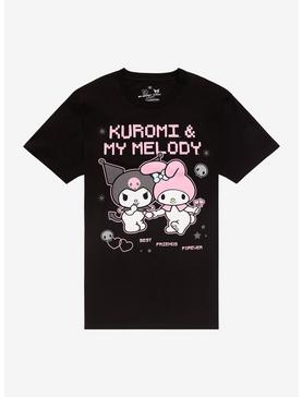 My Melody & Kuromi Scene Boyfriend Fit Girls T-Shirt, , hi-res