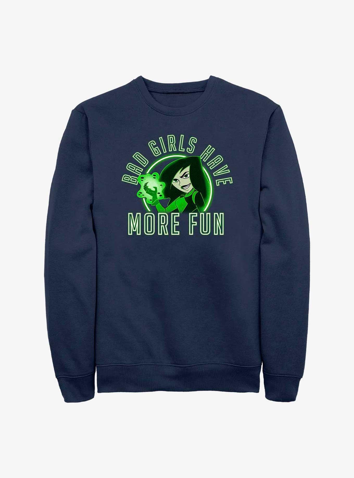 Disney Kim Possible Shego Bad Girls Have More Fun Sweatshirt, , hi-res