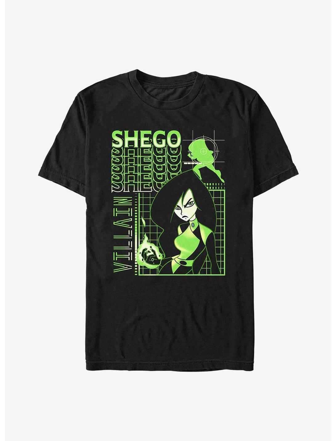 Disney Kim Possible Shego Villain T-Shirt, BLACK, hi-res