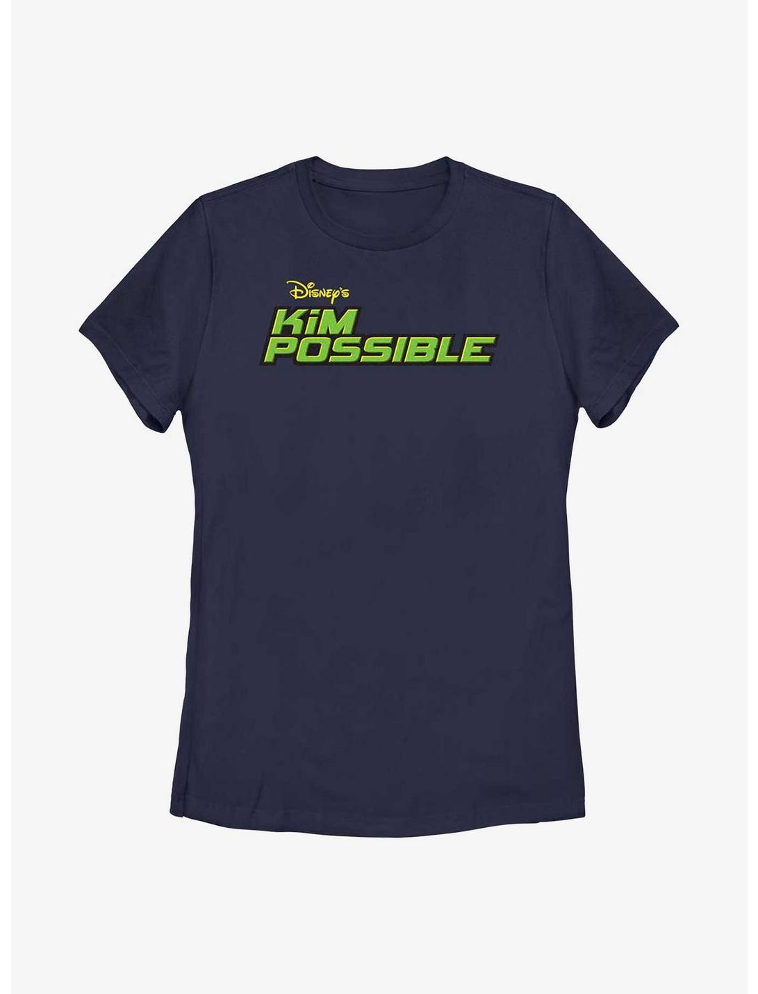 Disney Kim Possible Logo Womens T-Shirt, NAVY, hi-res