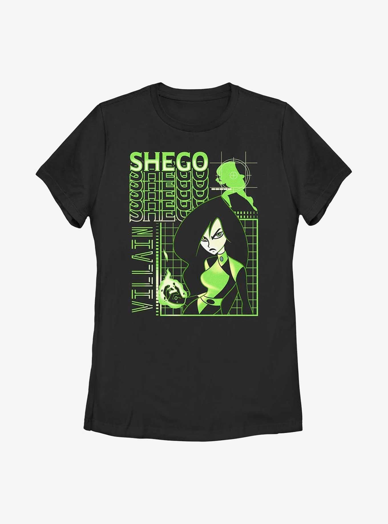 Disney Kim Possible Shego Villain Womens T-Shirt, BLACK, hi-res