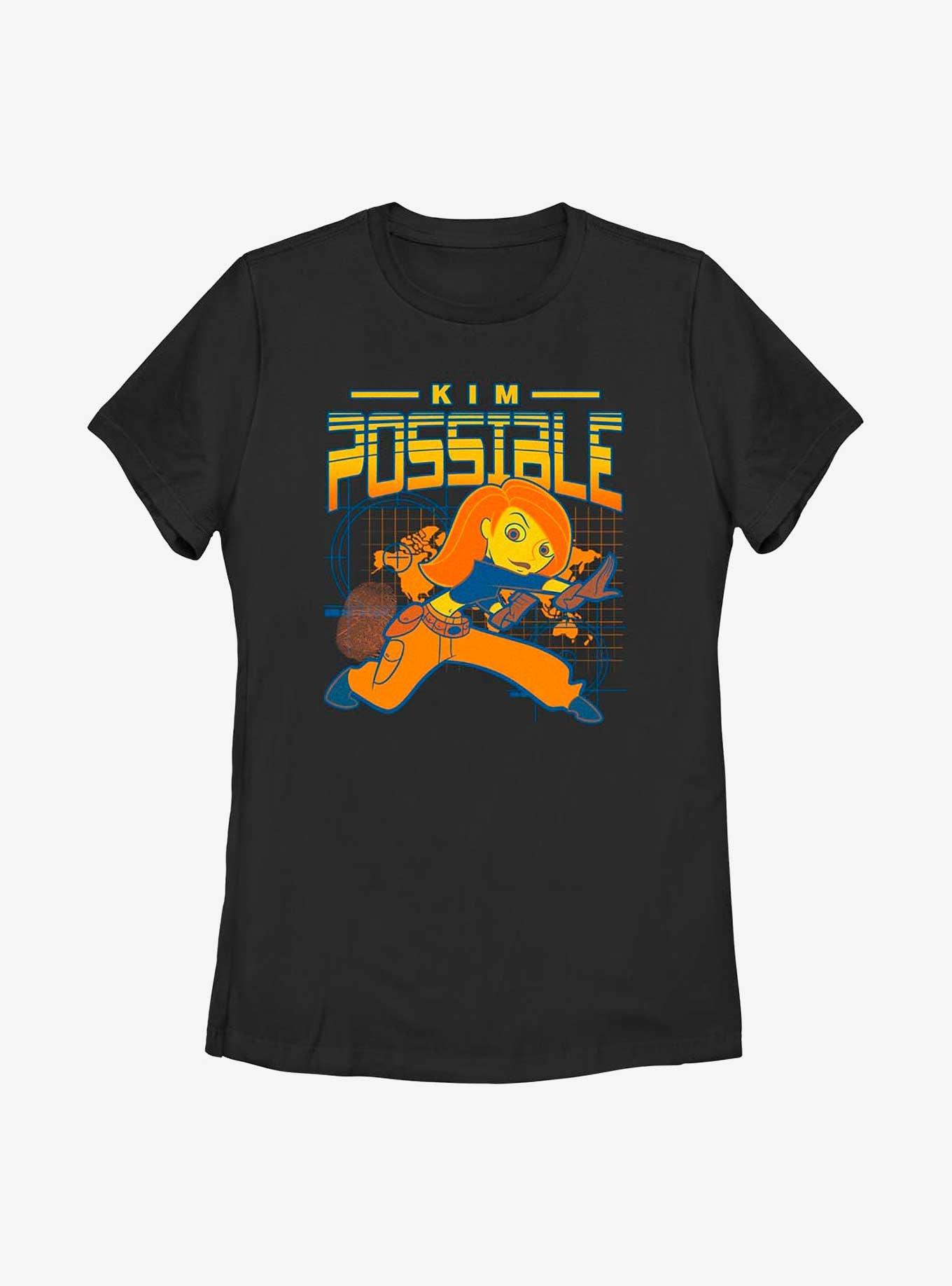 Disney Kim Possible World Hero Womens T-Shirt, BLACK, hi-res