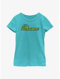 Disney Kim Possible Logo Youth Girls T-Shirt, TAHI BLUE, hi-res